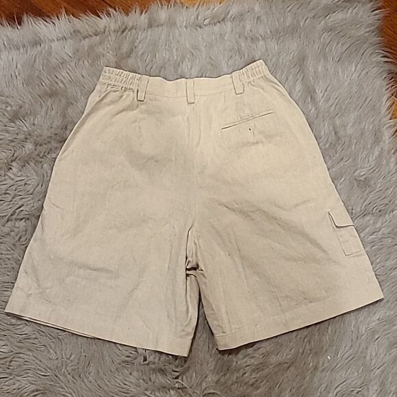 Liz Claiborne Liz golf womens tan linen blend shorts size 6 - Picture 5 of 5